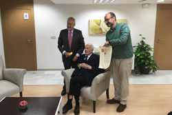 Entrega diploma Académico Honorífico a D. Luis Joaquín Boya Balet, noviembre 2019